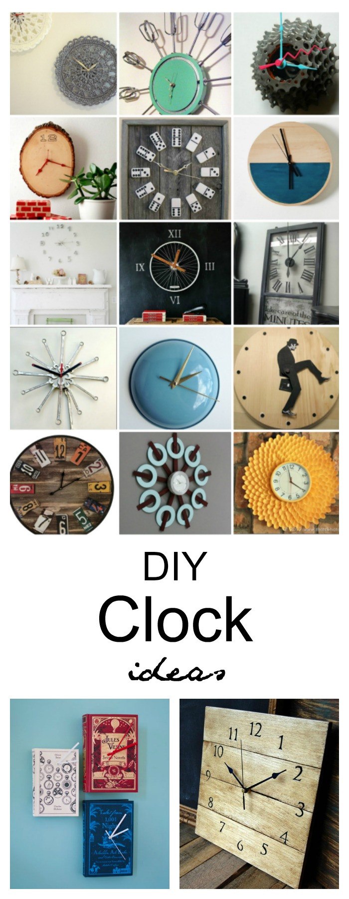 Best ideas about DIY Wall Clock Ideas
. Save or Pin DIY Clock Ideas The Idea Room Now.