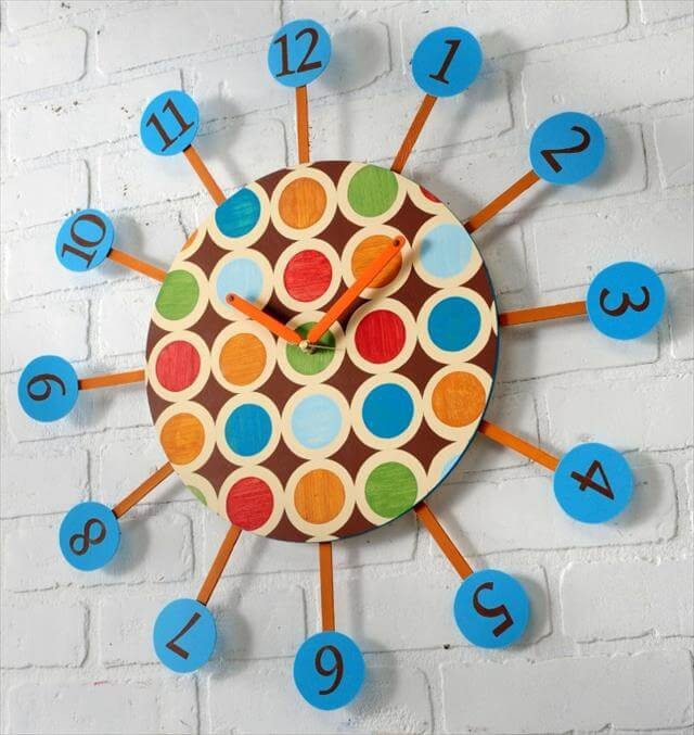 Best ideas about DIY Wall Clock
. Save or Pin 10 Easy DIY Wall Clock Ideas For Room Now.