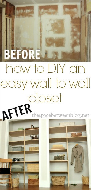 Best ideas about DIY Wall Closet
. Save or Pin easy DIY wall to wall closet the space between Now.