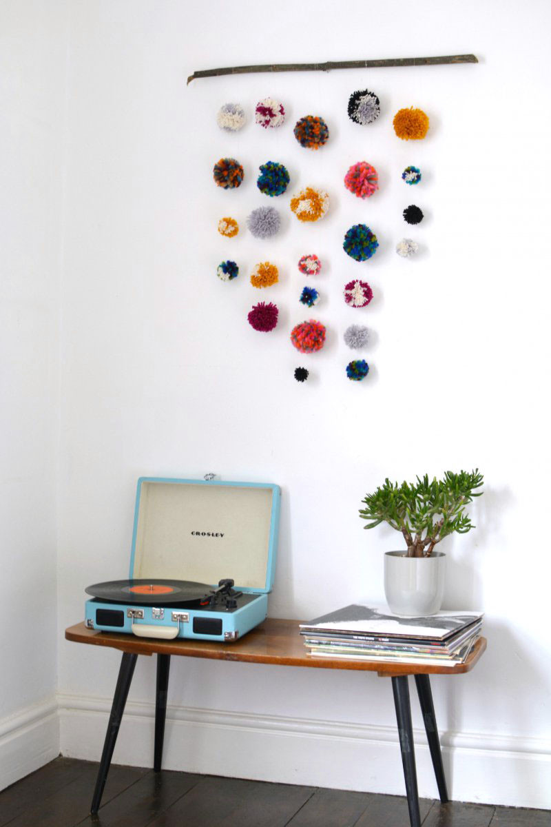 Best ideas about DIY Wall Design
. Save or Pin DIY pom pom wall hanging Now.