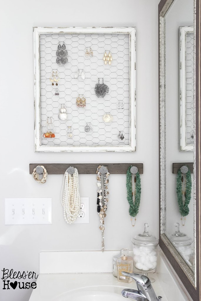 Best ideas about DIY Wall Jewelry Organizer
. Save or Pin DIY Rustic Industrial Jewelry Organizer Bless er House Now.