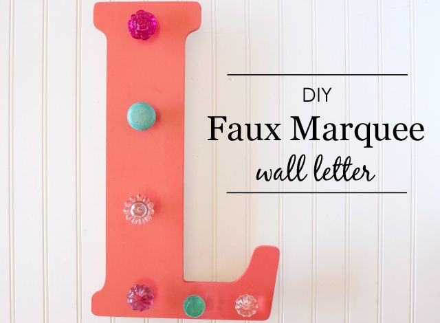 Best ideas about DIY Wall Letters
. Save or Pin DIY Faux Marquee Wall Letter Now.