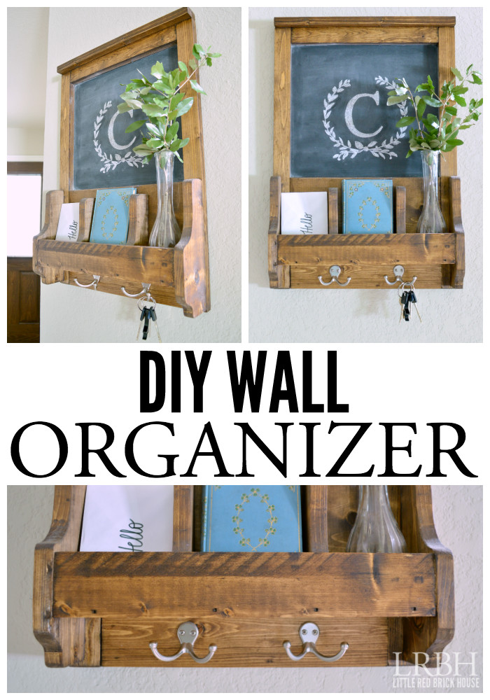 Best ideas about DIY Wall Mail Organizer
. Save or Pin Wall Organizer with Chalkboard Now.