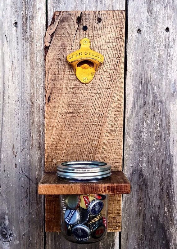 Best ideas about DIY Wall Mount Bottle Opener
. Save or Pin Mason Jar Decor Wall Mount Bottle Opener by Now.