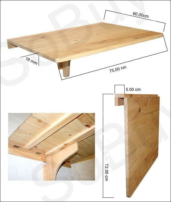 Best ideas about DIY Wall Mounted Folding Table
. Save or Pin wall table diy Home Decor Pinterest Now.