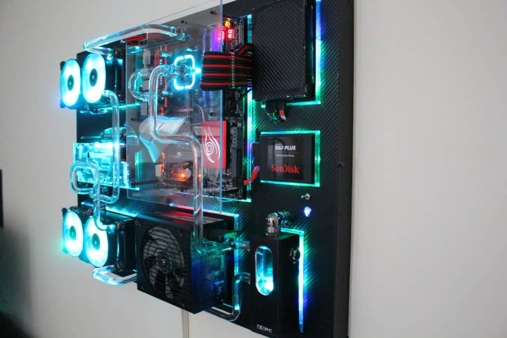 Best ideas about DIY Wall Mounted Pc
. Save or Pin 8 Ridiculously Awesome Wall Mounted PC Build Examples Now.