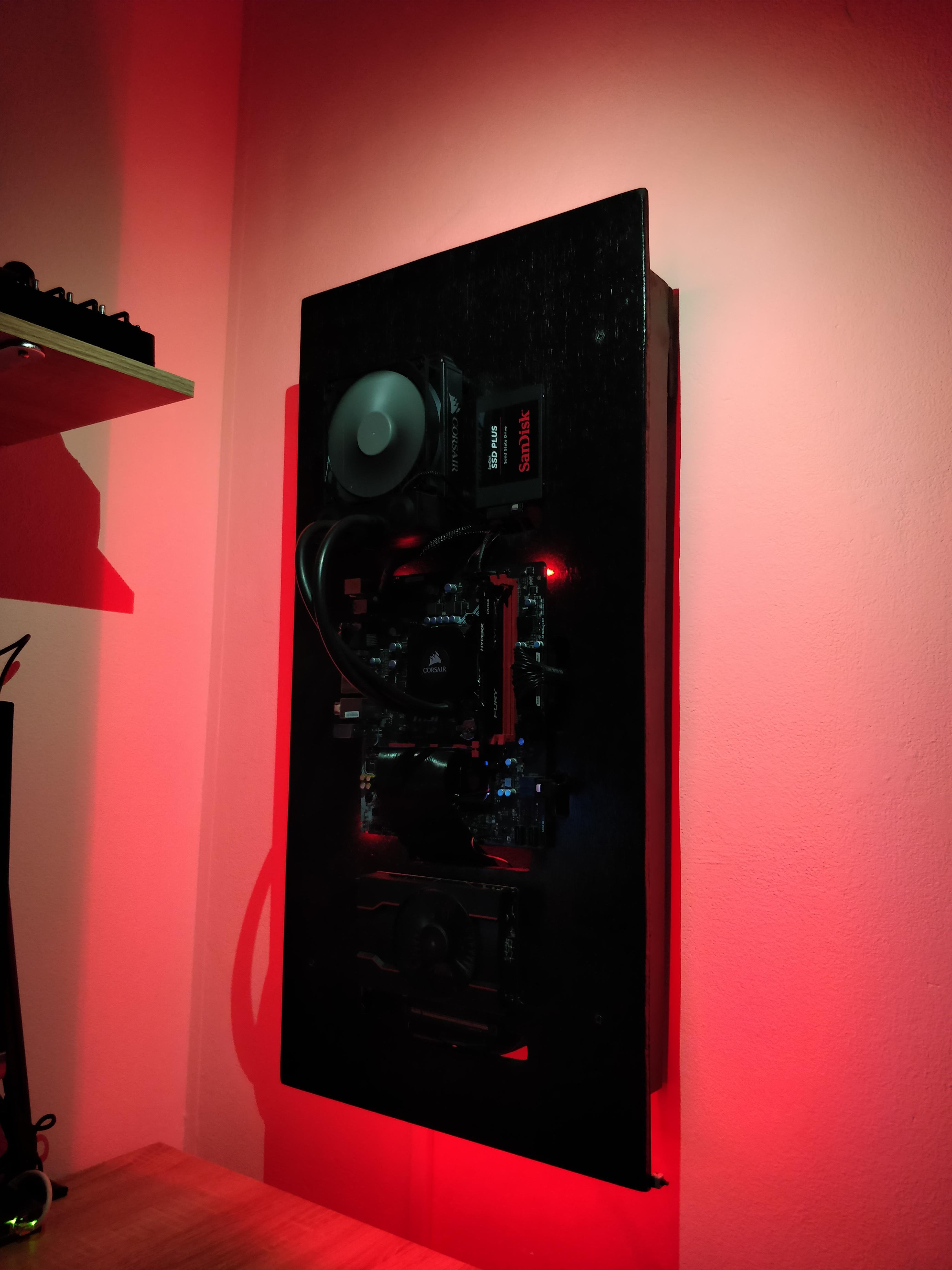 Best ideas about DIY Wall Mounted Pc
. Save or Pin My first attempt at a wall mounted PC What do you guys Now.