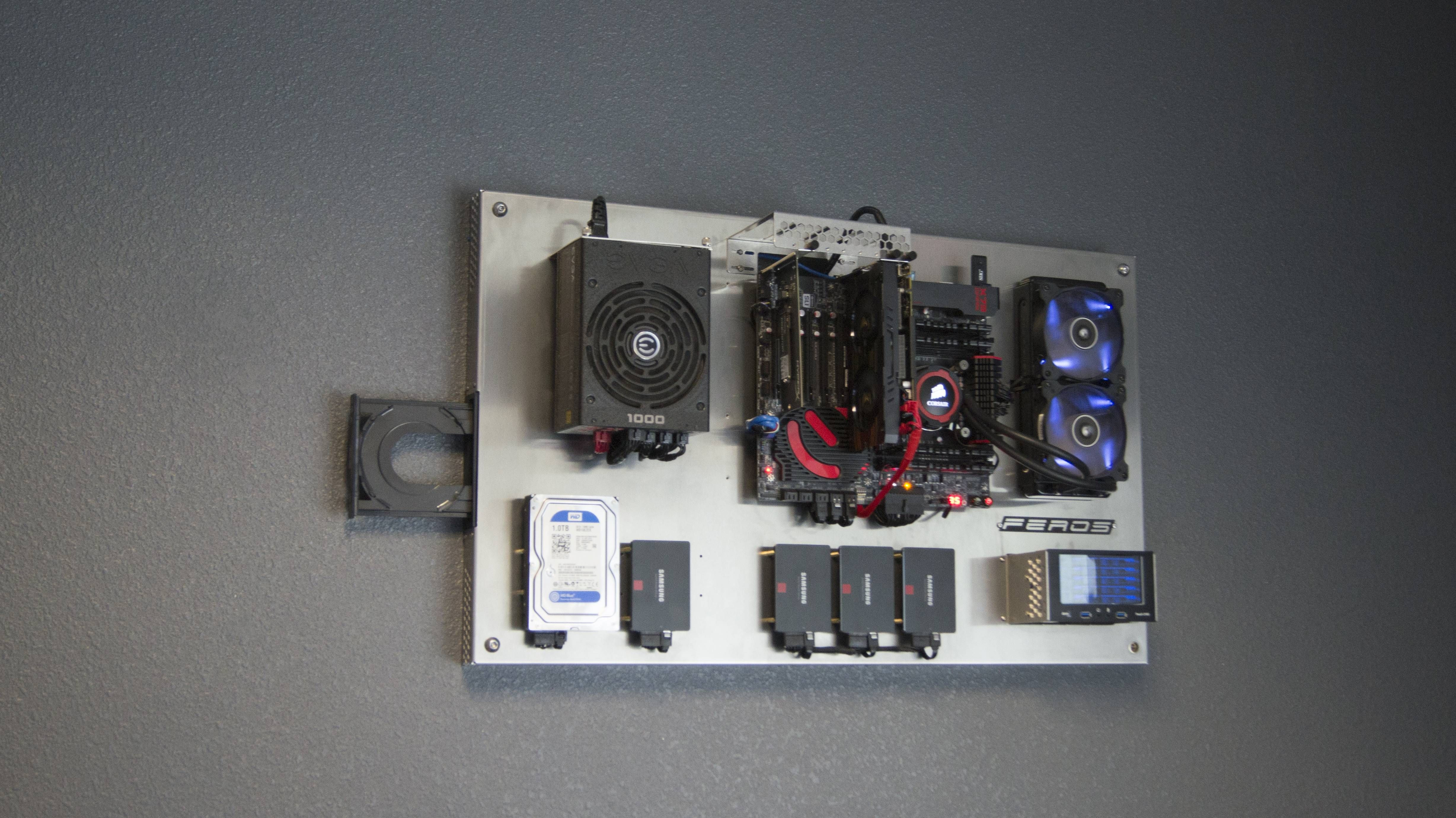 Best ideas about DIY Wall Mounted Pc
. Save or Pin Evolution Feros wall mounted PC case Now.