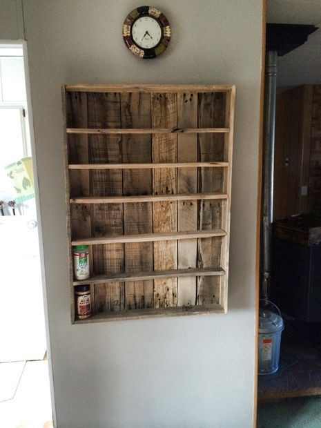 Best ideas about DIY Wall Mounted Spice Rack
. Save or Pin Pallet Spice Rack Home Ideas Now.