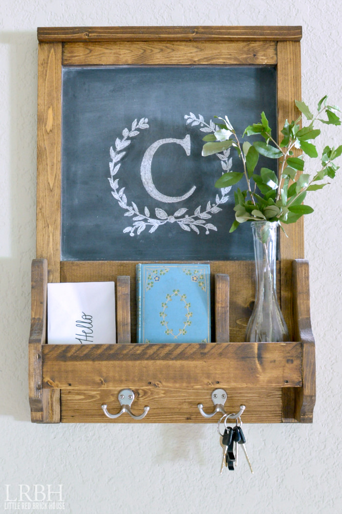 Best ideas about DIY Wall Organizer
. Save or Pin Wall Organizer with Chalkboard Now.