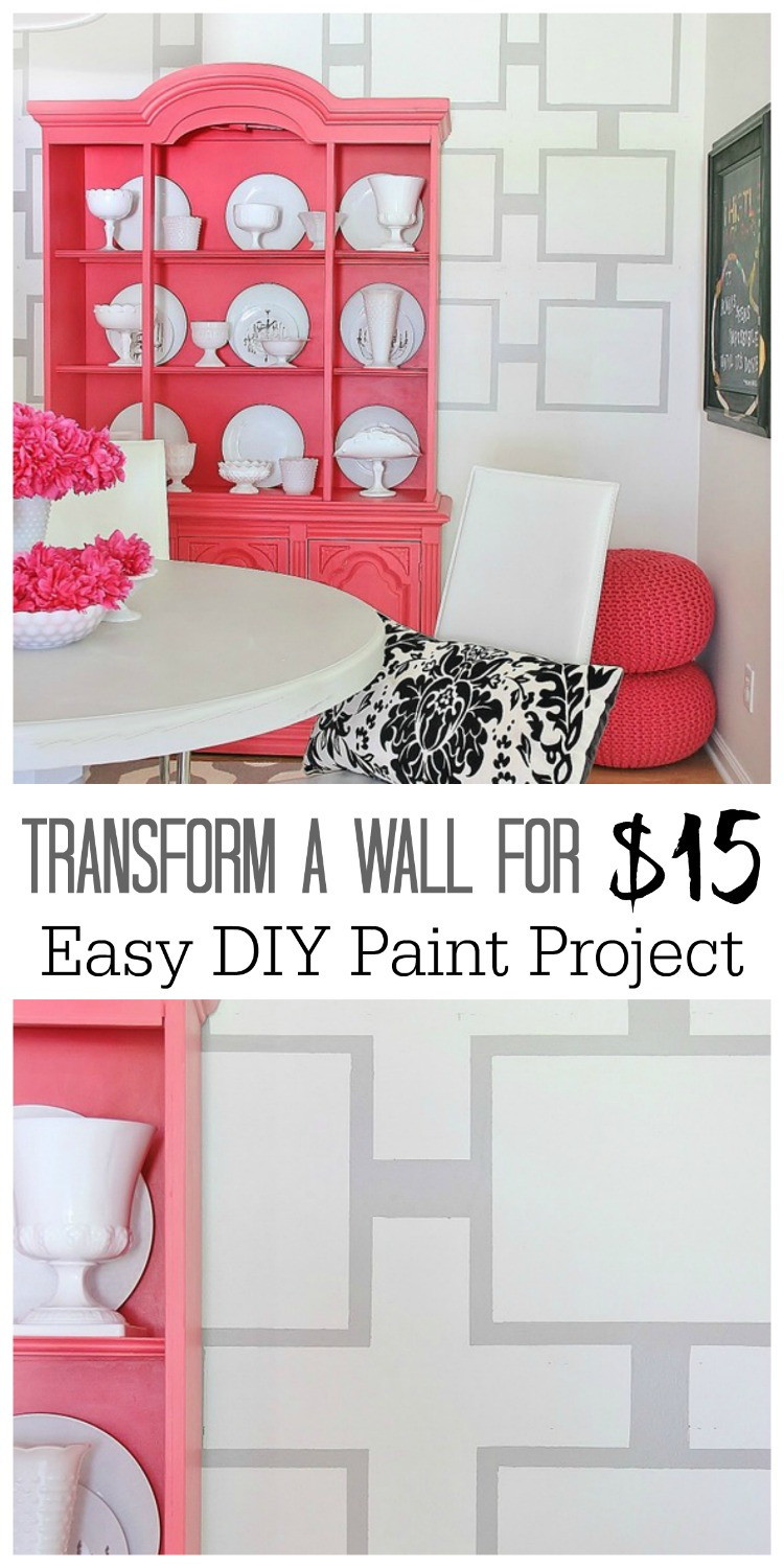 Best ideas about DIY Wall Paint
. Save or Pin Painted Wall Treatment Idea on a bud Thistlewood Farm Now.