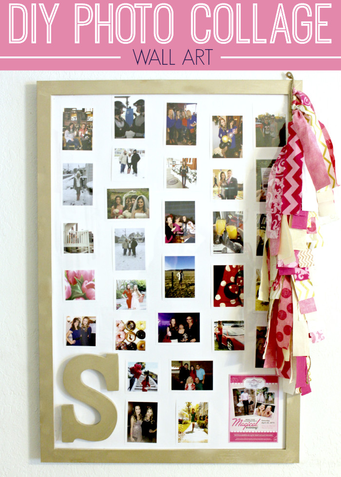 Best ideas about DIY Wall Picture Collage
. Save or Pin DIY Collage Wall Art Tutorial Now.