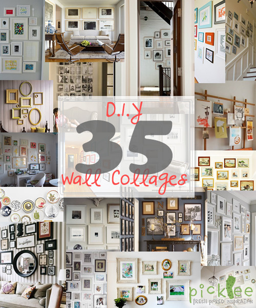 Best ideas about DIY Wall Picture Collage
. Save or Pin DIY Art Wall Collages & Endless Inspiration Picklee Now.