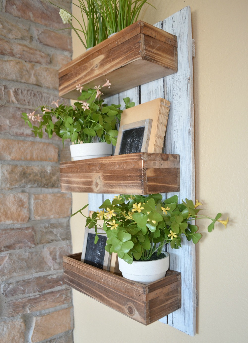 Best ideas about DIY Wall Planter
. Save or Pin DIY Wooden Wall Planter Little Vintage Nest Now.