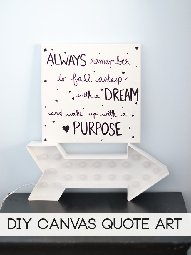 Best ideas about DIY Wall Quotes
. Save or Pin Laura Rahel DIY Canvas Wall Art Quote Now.