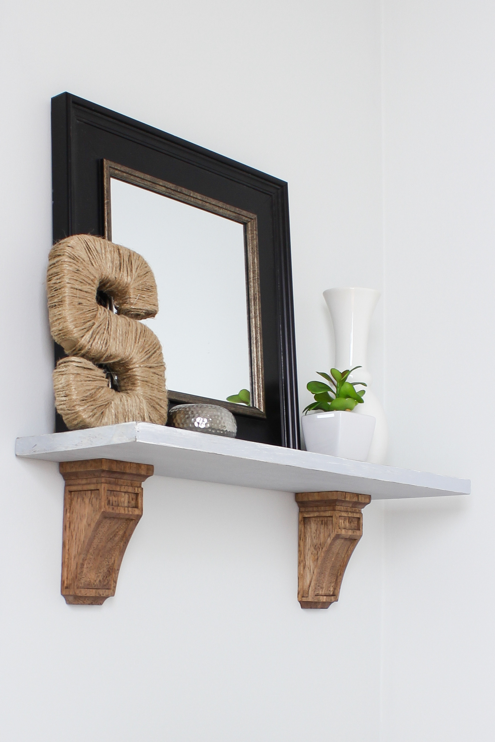 Best ideas about DIY Wall Shelf
. Save or Pin DIY Wall Shelf with Corbels Erin Spain Now.
