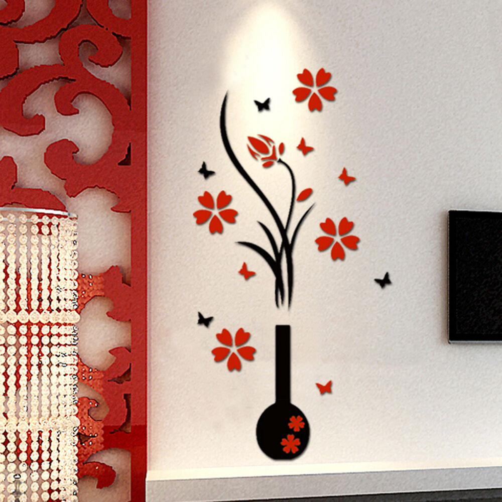 Best ideas about DIY Wall Stickers
. Save or Pin 3D Flower Beautiful DIY Wall Decals Mural Stickers Art Now.