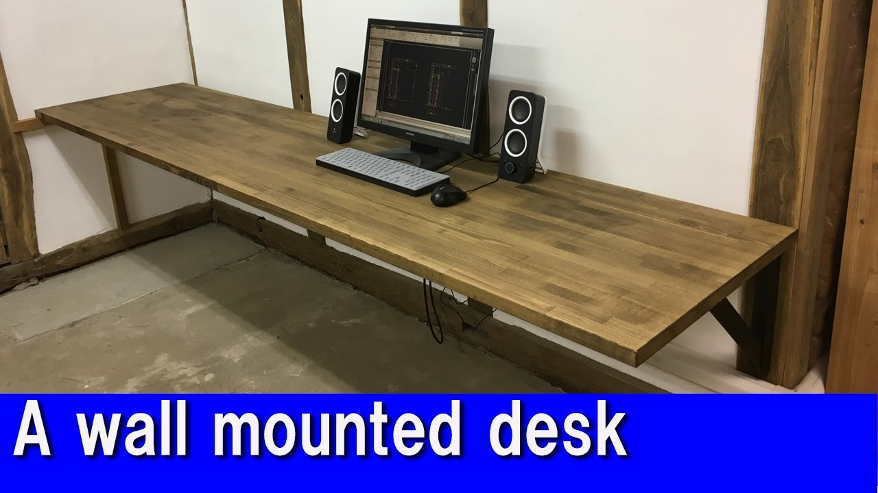 Best ideas about DIY Wall Table
. Save or Pin [DIY] A wall mounted desk Now.