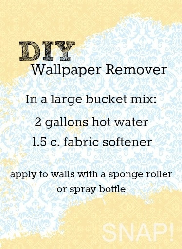 Best ideas about DIY Wallpaper Removal
. Save or Pin DIY Wallpaper remover recipe I have tried this really Now.