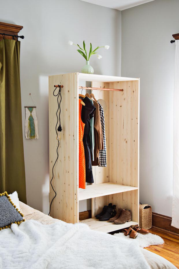 Best ideas about DIY Wardrobe Closet
. Save or Pin Wonderful Wardrobe & Clothing Rack Projects Now.
