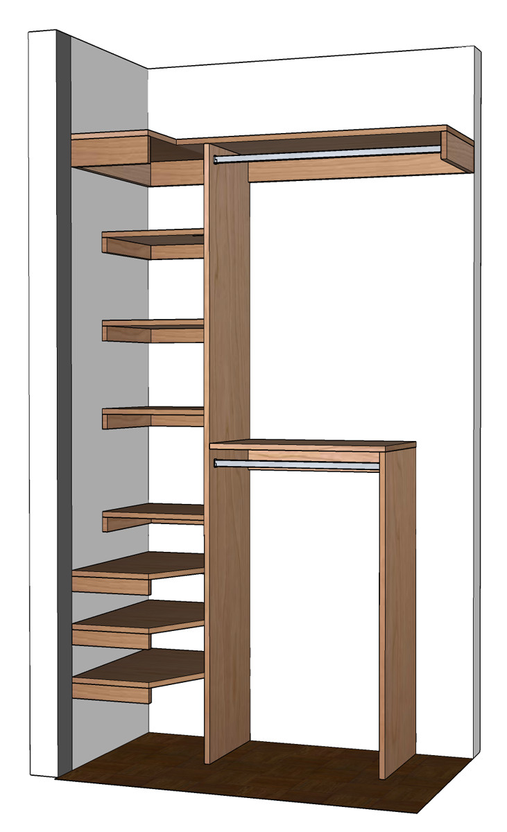 Best ideas about DIY Wardrobe Plans
. Save or Pin DIY Small Closet Organizer Plans Now.