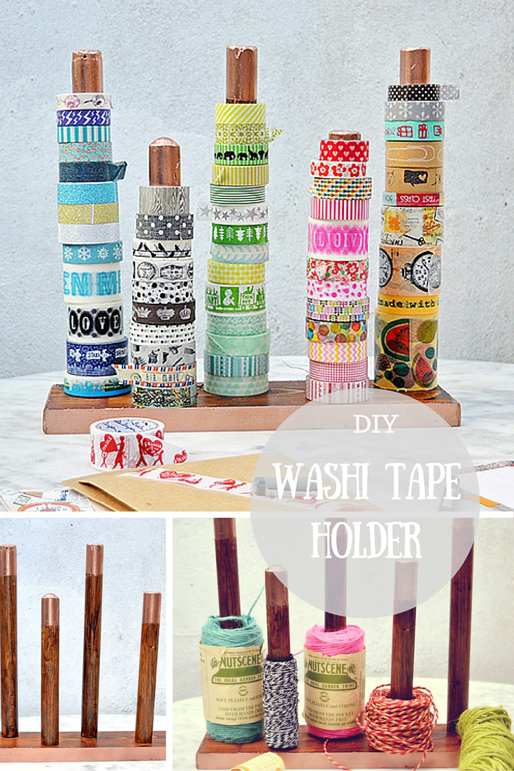 Best ideas about DIY Washi Tape
. Save or Pin DIY Handy Washi Tape Holder Twine Ribbon Holder Pillar Now.
