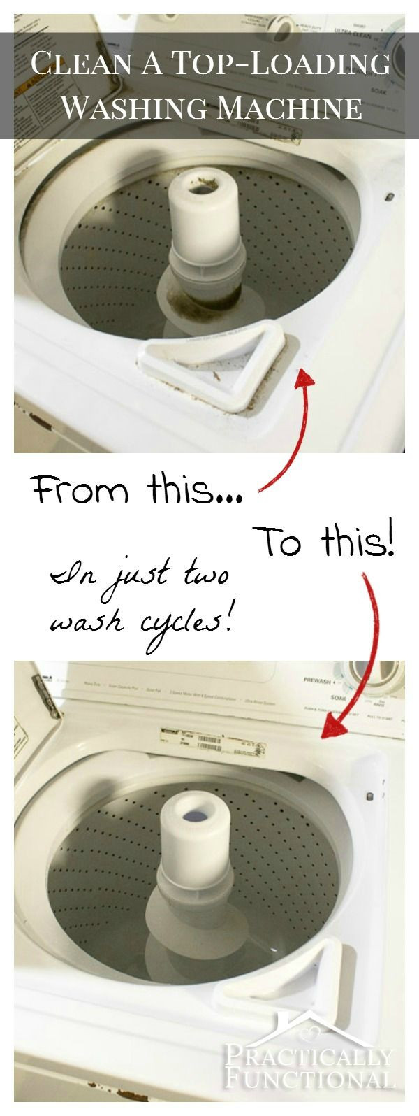 Best ideas about DIY Washing Machine Cleaner
. Save or Pin How To Clean A Top Loading Washing Machine With Vinegar Now.