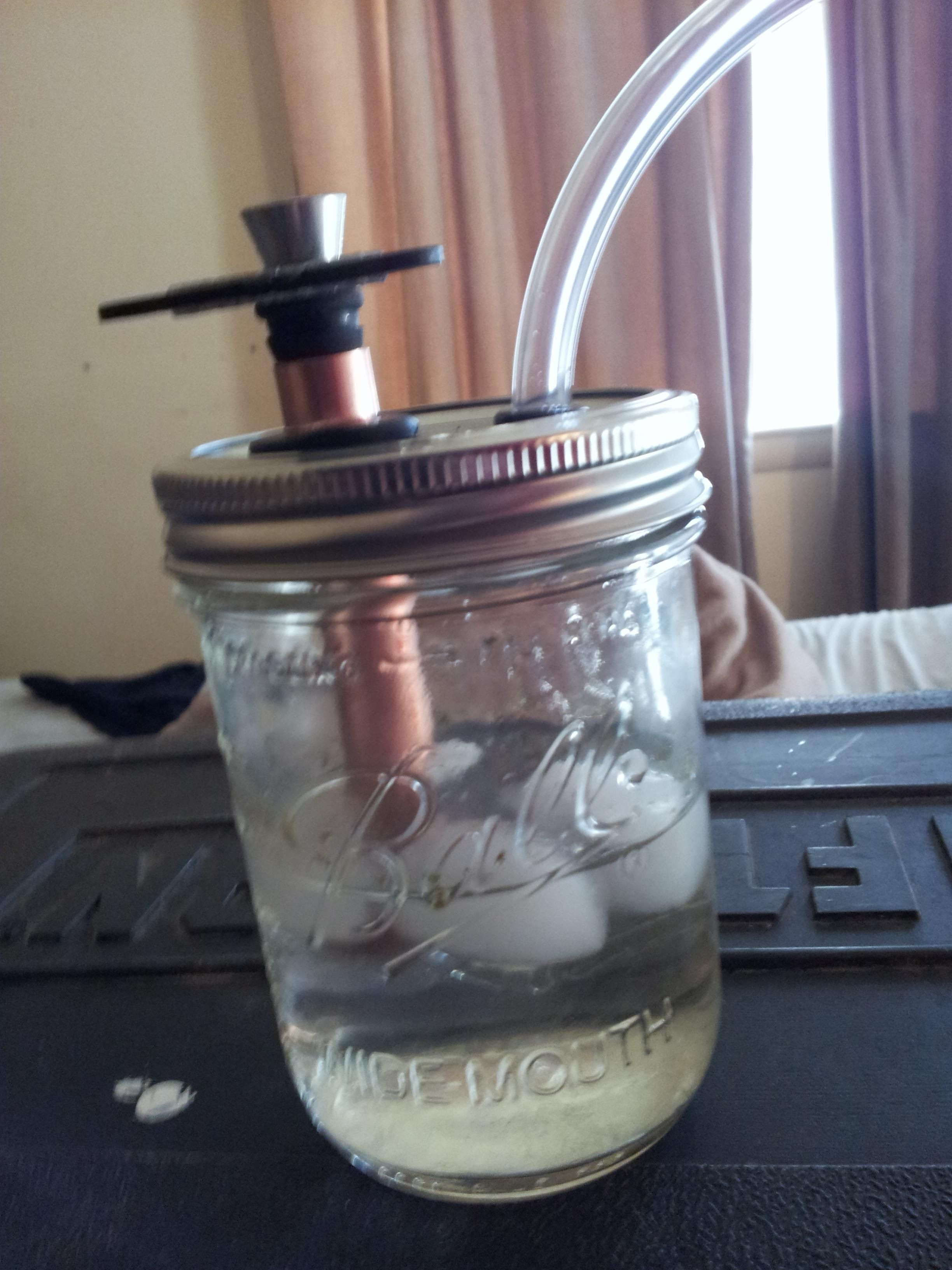 Best ideas about DIY Water Bong
. Save or Pin Homemade Mason Jar Bong cannabis Now.