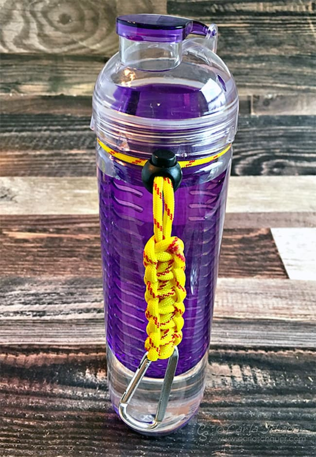 Best ideas about DIY Water Bottle Holder
. Save or Pin DIY Paracord Water Bottle Holders Now.