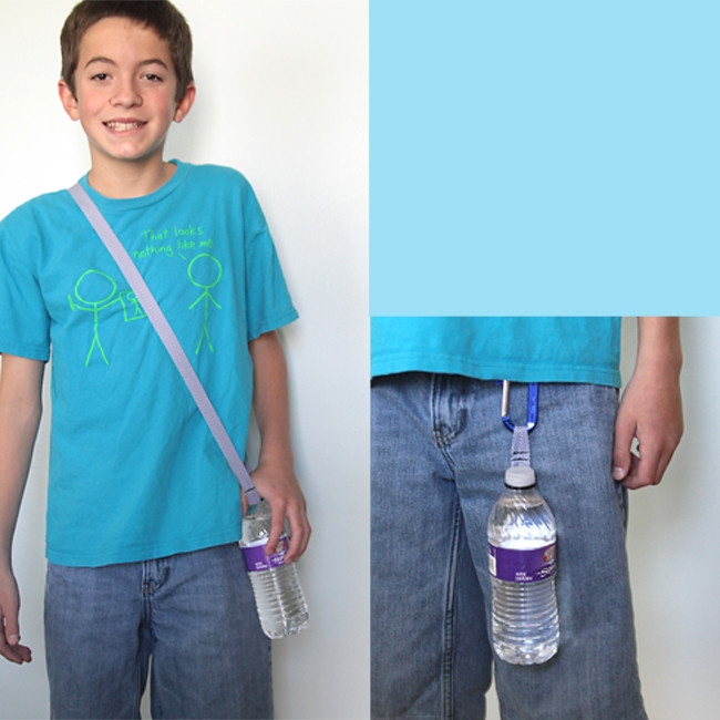 Best ideas about DIY Water Bottle Holder
. Save or Pin easy DIY O ring water bottle holder It s Always Autumn Now.
