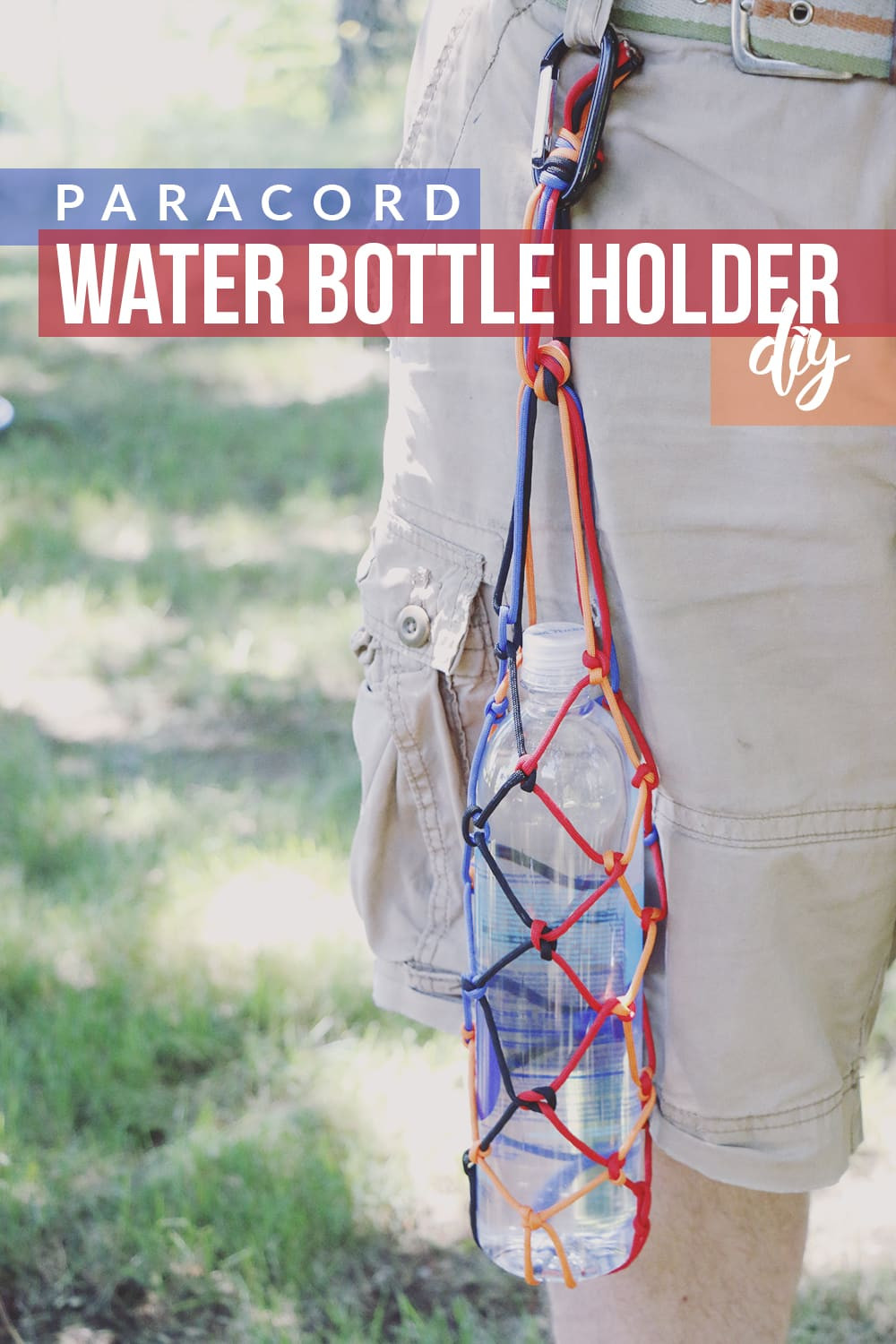 Best ideas about DIY Water Bottle Holder
. Save or Pin Paracord Water Bottle Holder DIY Hiking Hydration Now.