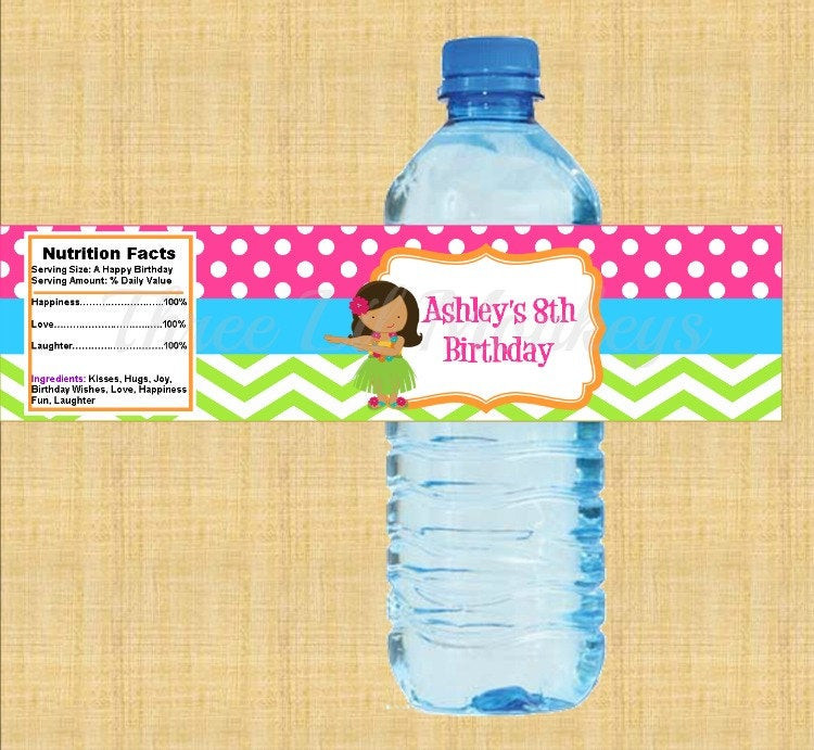 Best ideas about DIY Water Bottle Labels
. Save or Pin Luau Water Bottle Labels DIY Printables by Threelilmonkeys84 Now.