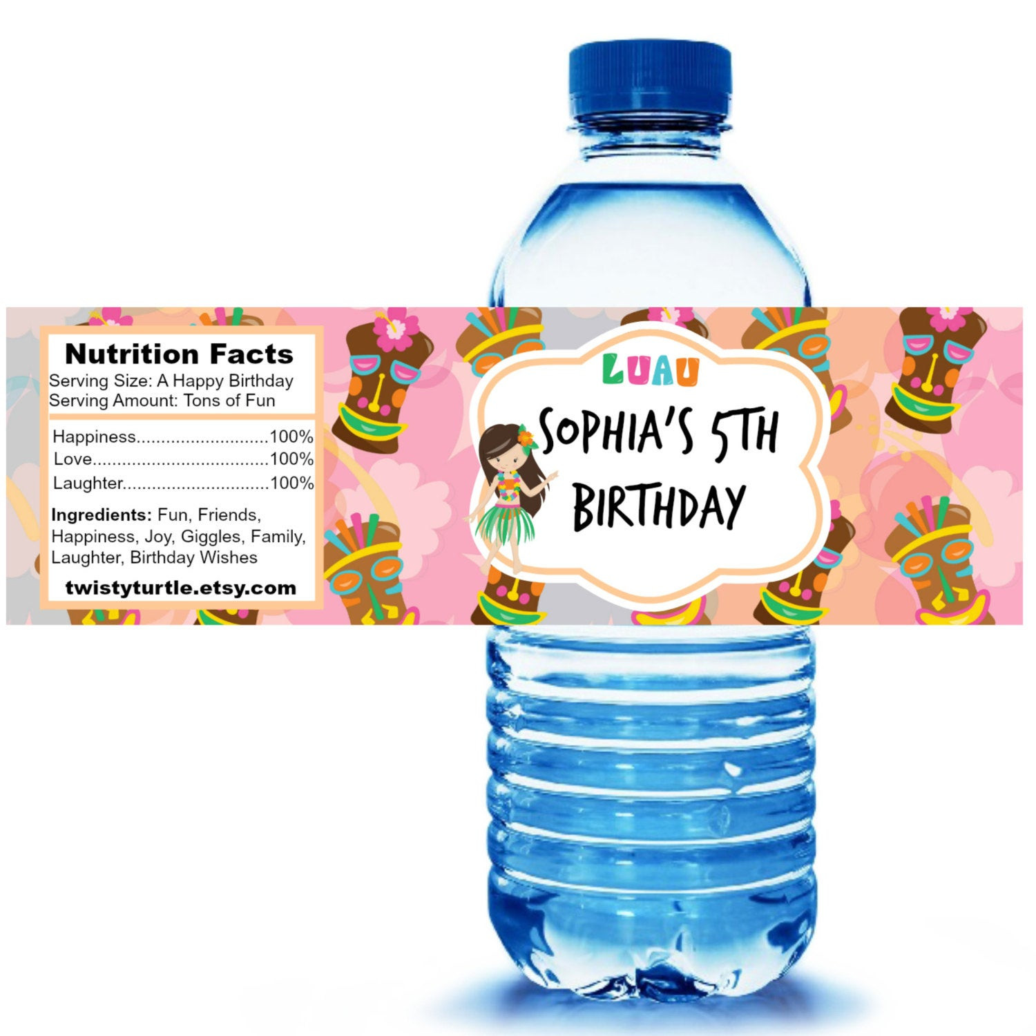 Best ideas about DIY Water Bottle Labels
. Save or Pin SALE Luau Water Bottle Labels DIY Printables by TwistyTurtle Now.