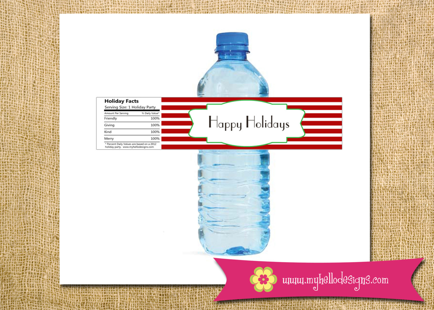 Best ideas about DIY Water Bottle Labels
. Save or Pin Instant Download Printable DIY Holiday Water Bottle Labels Now.