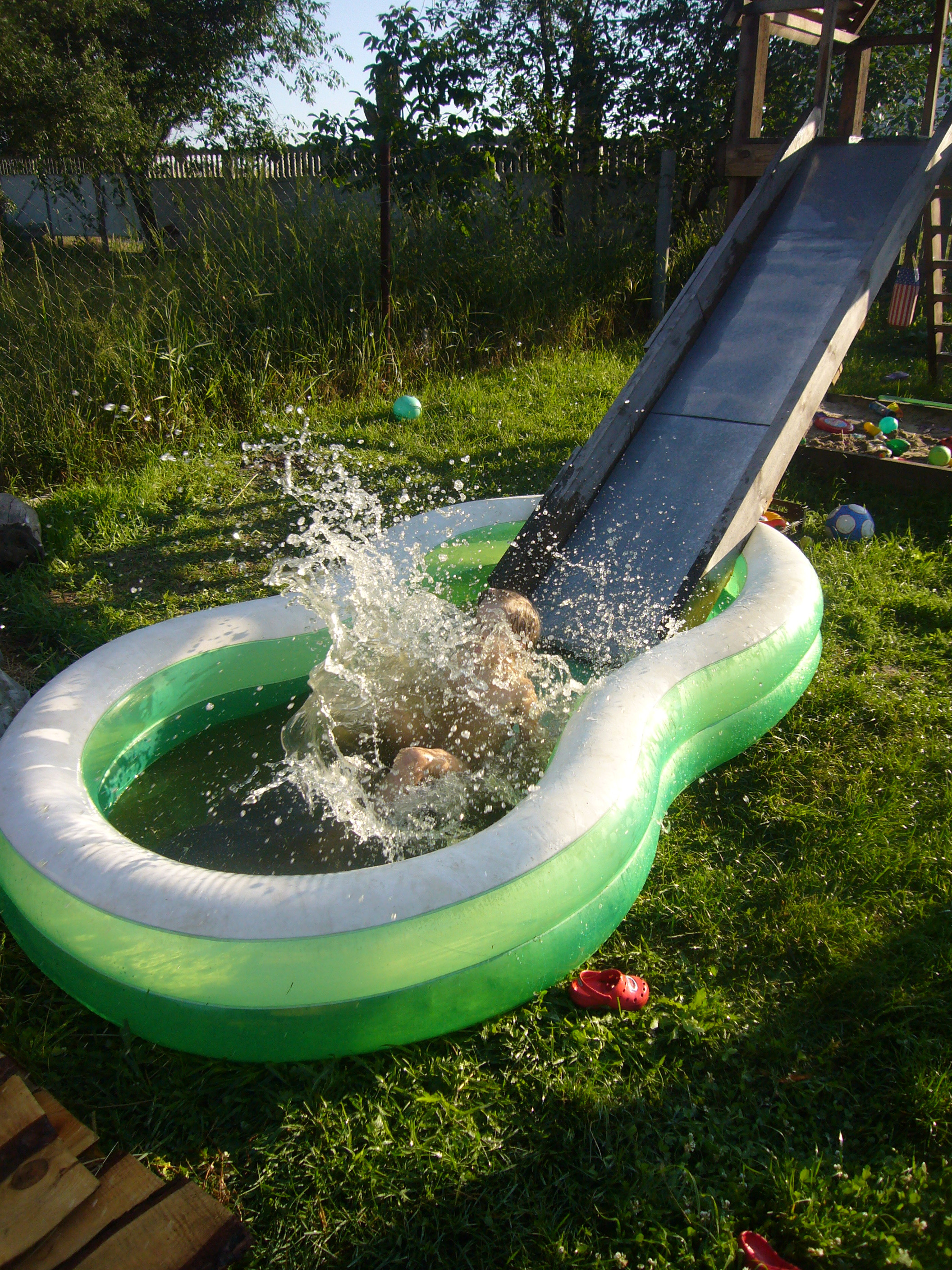Best ideas about DIY Water Slide
. Save or Pin DIY project playhouse with slide Now.