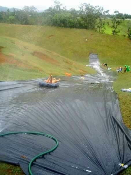Best ideas about DIY Water Slides
. Save or Pin DIY water slide what a great idea Outdoors Now.
