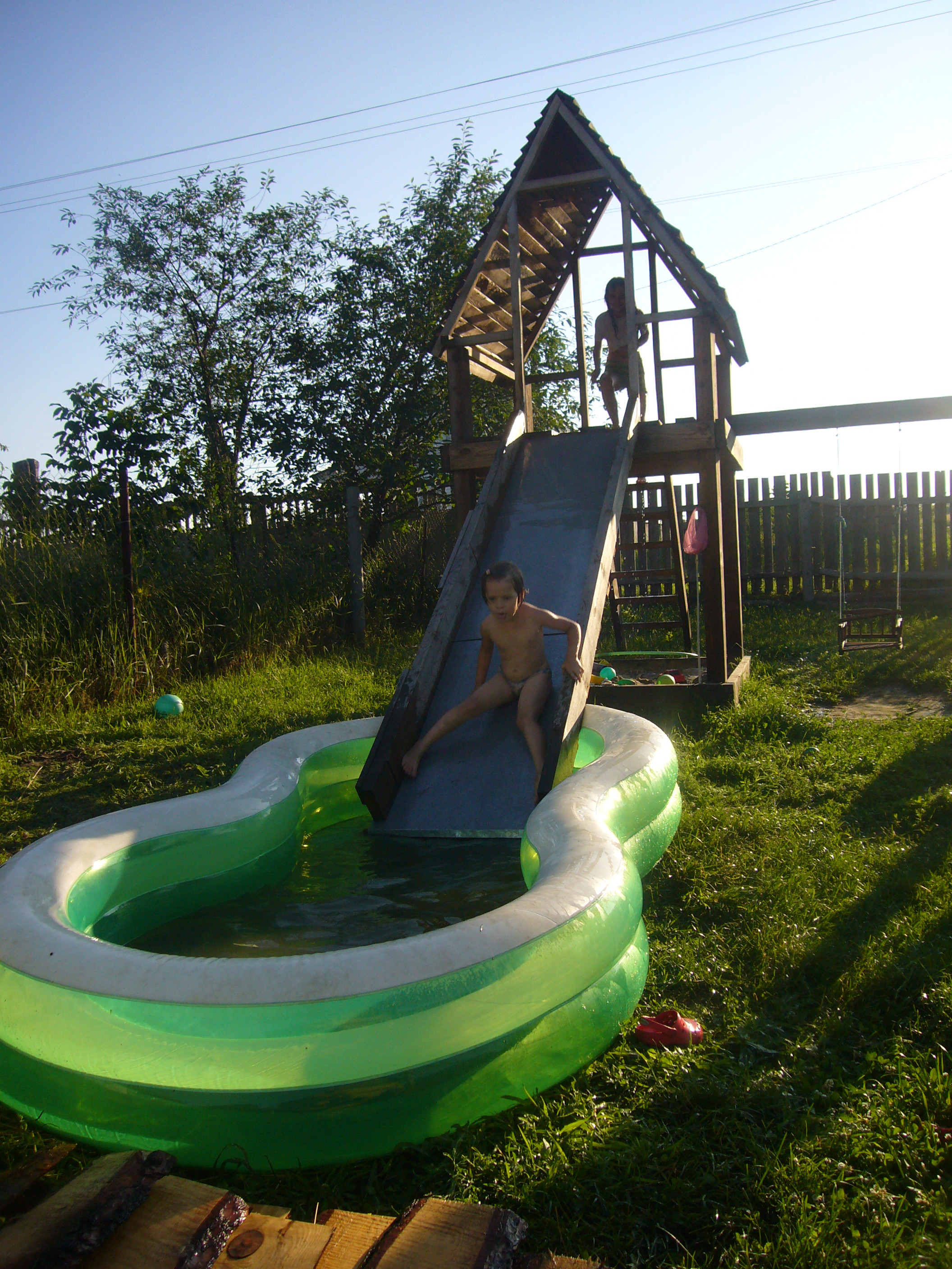 Best ideas about DIY Water Slides
. Save or Pin DIY project playhouse with slide Now.