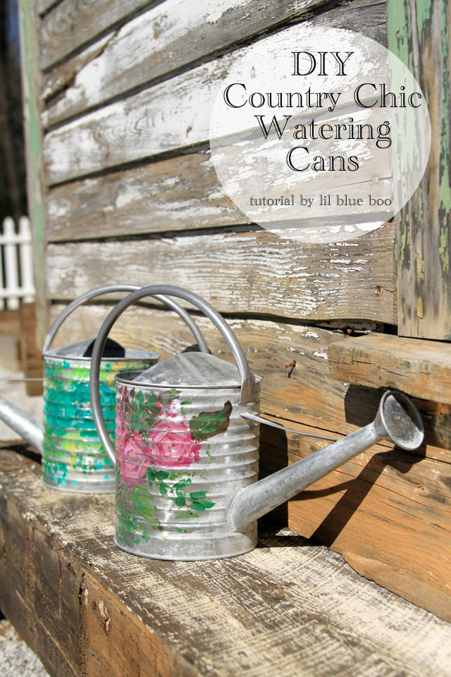 Best ideas about DIY Watering Can
. Save or Pin Country Chic Hand Painted Watering Can Now.