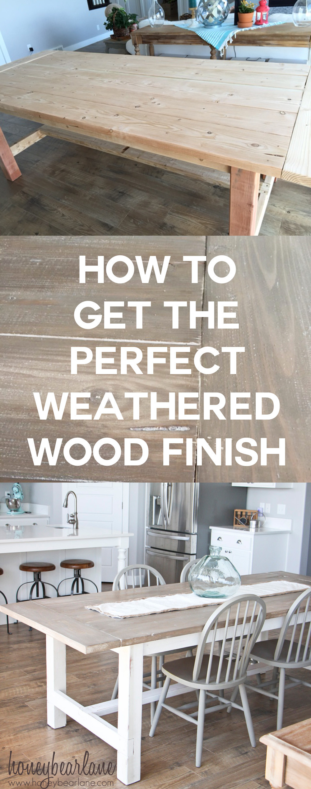 Best ideas about DIY Weathered Wood
. Save or Pin How to Get a DIY Weathered Wood Finish HoneyBear Lane Now.
