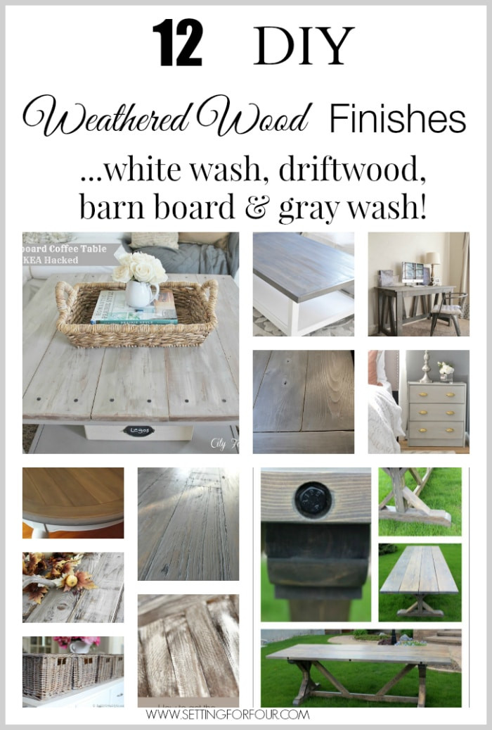 Best ideas about DIY Weathered Wood
. Save or Pin DIY Weathered Wood Stain Finishes Setting for Four Now.