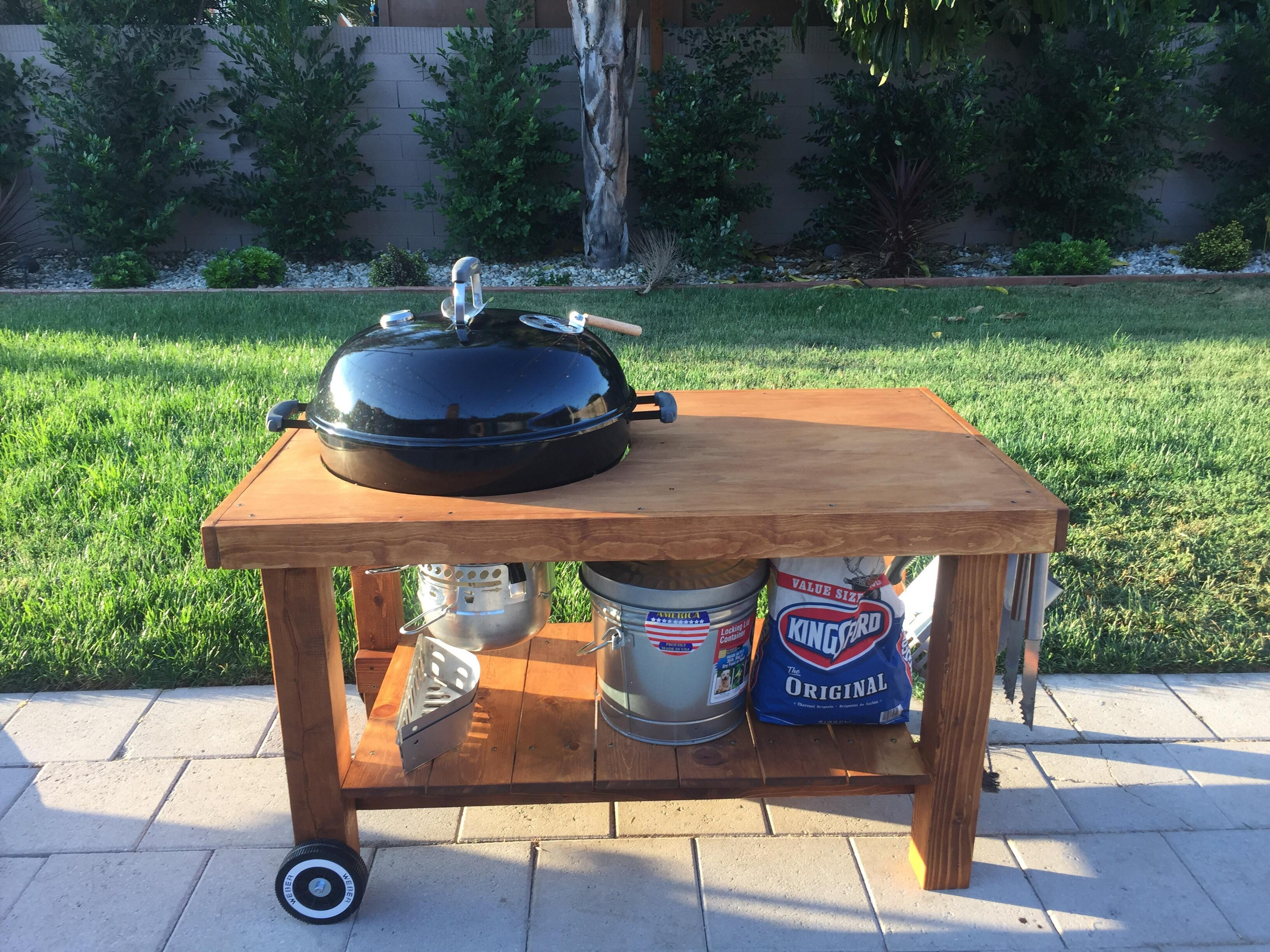 Best ideas about DIY Weber Grill Table
. Save or Pin Weber Kettle Table DIY BBQ Now.