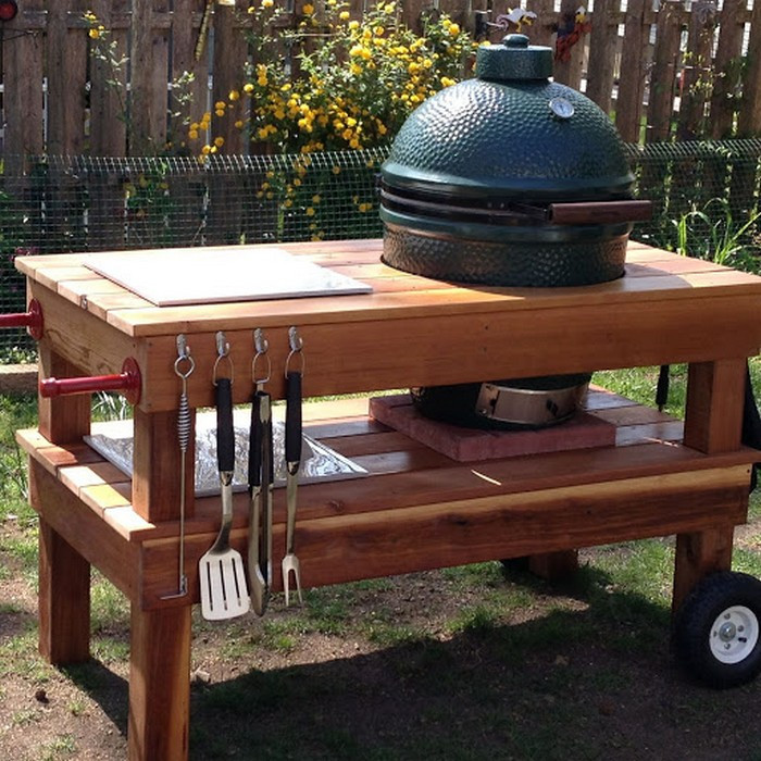 Best ideas about DIY Weber Grill Table
. Save or Pin Build your own barbecue grill table Now.