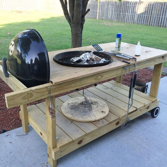 Best ideas about DIY Weber Grill Table
. Save or Pin Best 25 Grill table ideas on Pinterest Now.
