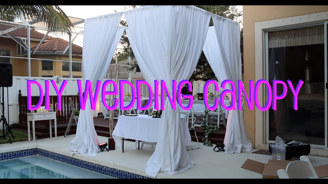 Best ideas about DIY Wedding Canopy
. Save or Pin DIY Wedding Canopy Now.