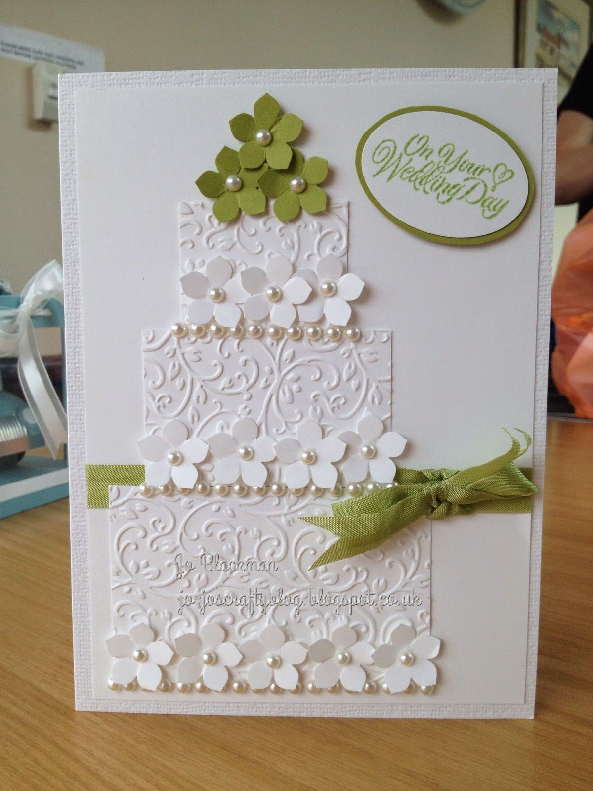 Best ideas about DIY Wedding Card
. Save or Pin Embossed floral wedding card … crafterg3 Now.