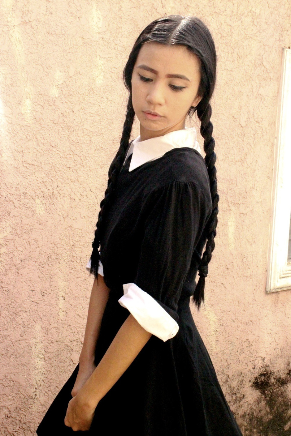 Best ideas about DIY Wednesday Addams Costume
. Save or Pin DIY WEDNESDAY ADDAMS HALLOWEEN COSTUME Now.