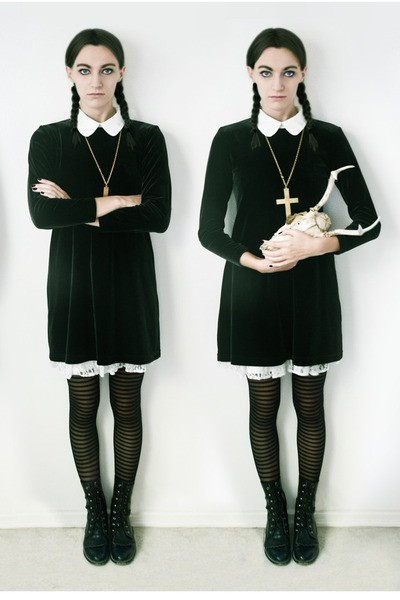 Best ideas about DIY Wednesday Addams Costume
. Save or Pin White Blouse Blouses Black Black Boots Boots Boots Black Now.