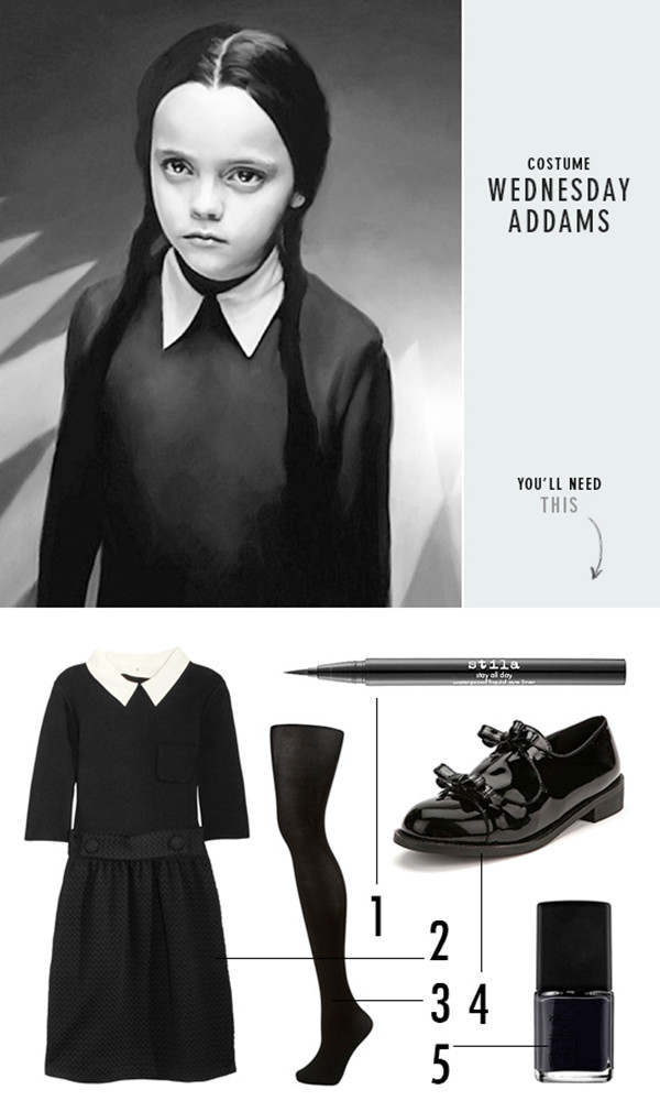 Best ideas about DIY Wednesday Addams Costume
. Save or Pin 31 Last Minute Halloween DIYs Costumes Treats & Decor Now.