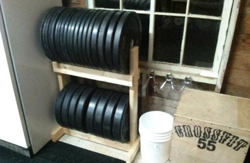 Best ideas about DIY Weight Tree
. Save or Pin DIY Plate Storage Projects Garage Gym Organization Now.