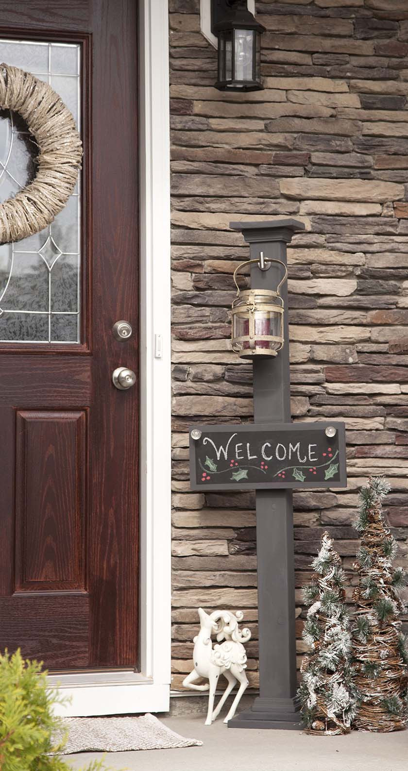 Best ideas about DIY Welcome Sign
. Save or Pin DIY Chalkboard Wel e Sign and Sign Post Now.